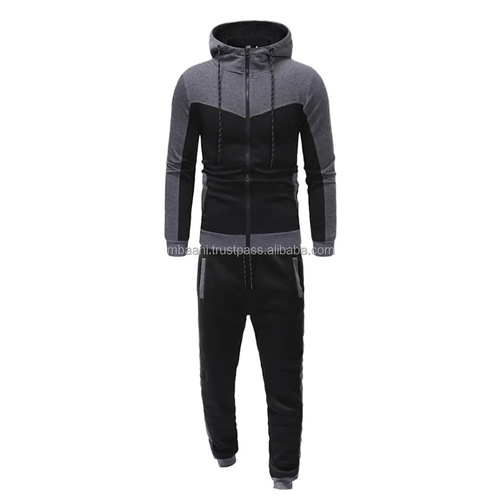 Mens Tracksuits - Mens Black Combination Tracksuit Manufacturer From ...