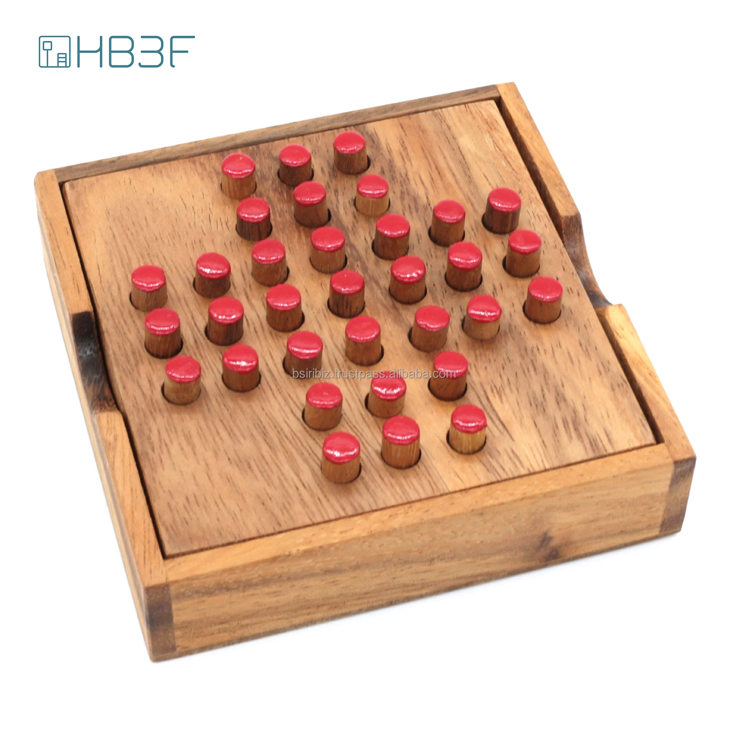 Solitaire Objects Solitaire Plus Wooden Game Puzzle For Adults And Kids Brain Teaser For ...