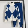 Royal Blue / White