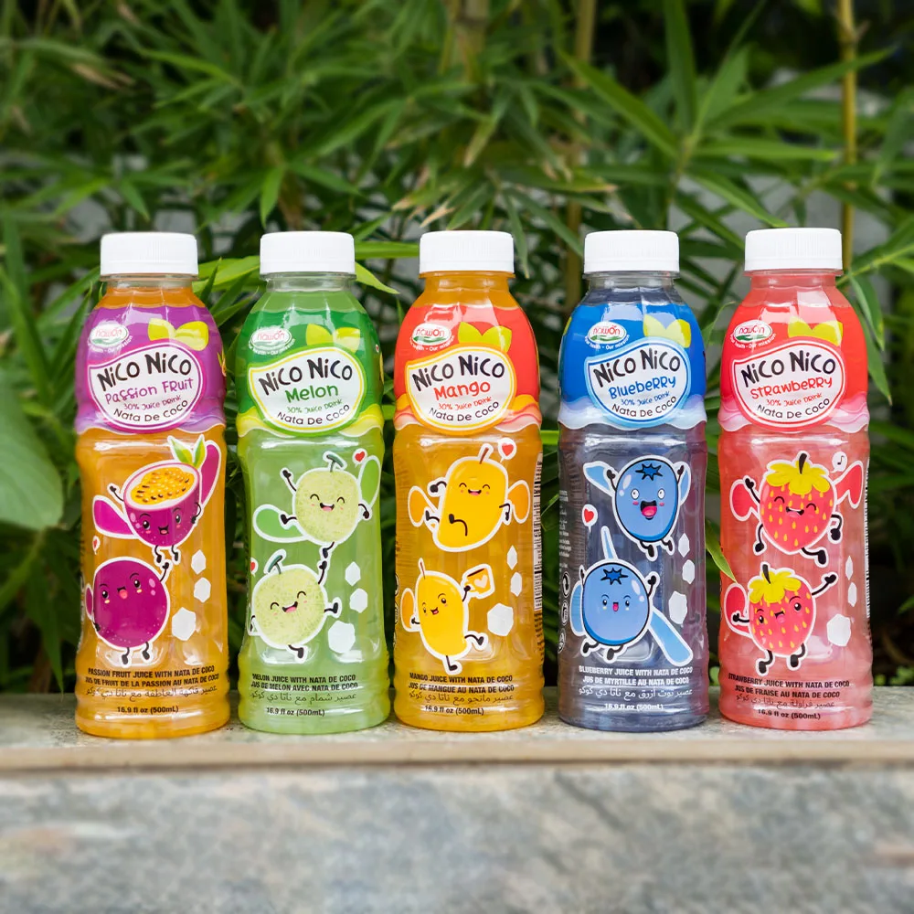 Nico Nico Exotic Drink - Passion Fruit Juice with Nata De Coco