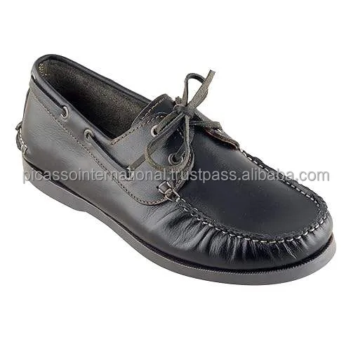 Wide Range of Excellent Quality Unique Design Slip on Formal Casual Office Party Wear Men's Genuine Leather Boat Shoes