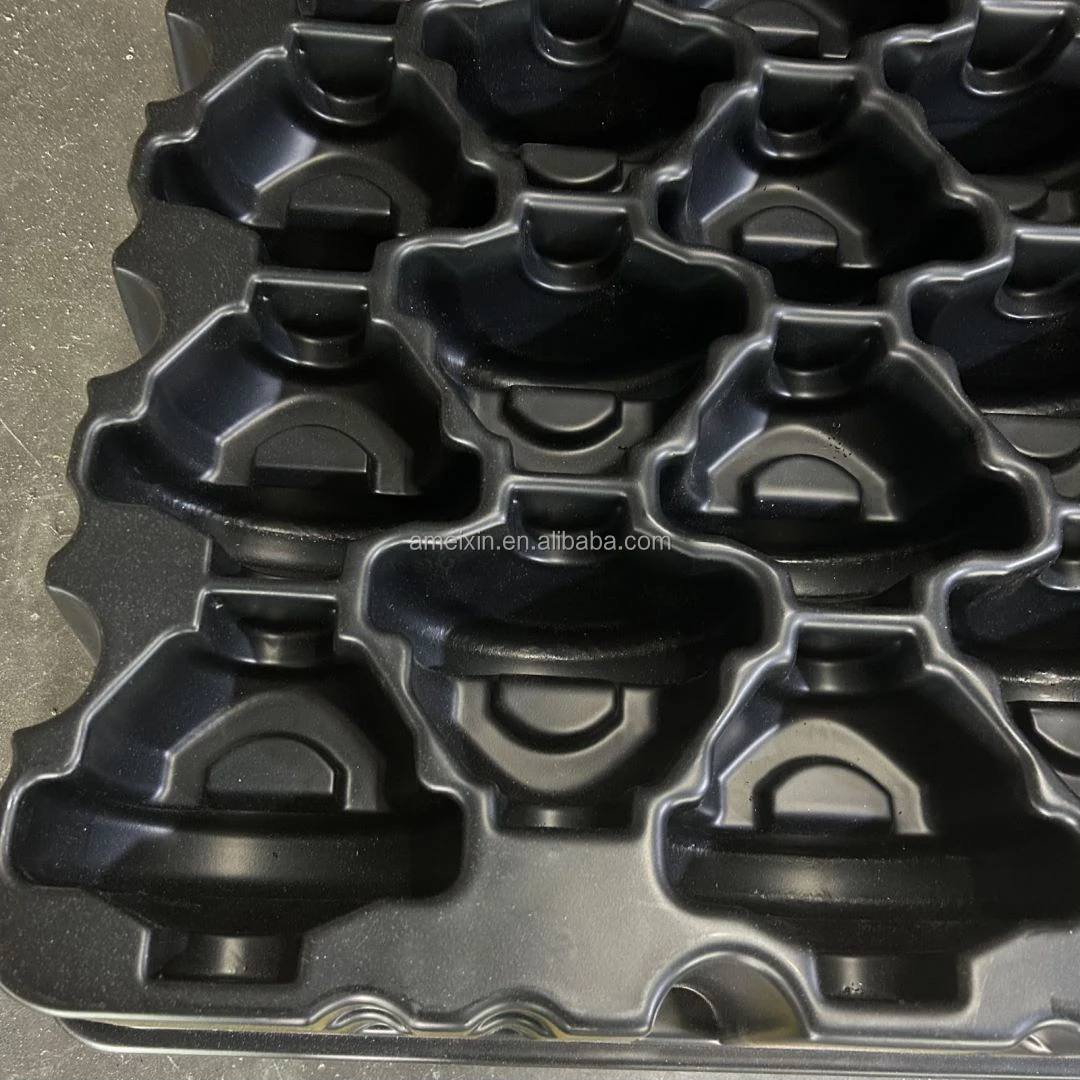 Ameixin Custom Plastic Vacuum Forming ABS Thermoforming Strong Spare Parts Auto Car Vehicle Turnover Tray