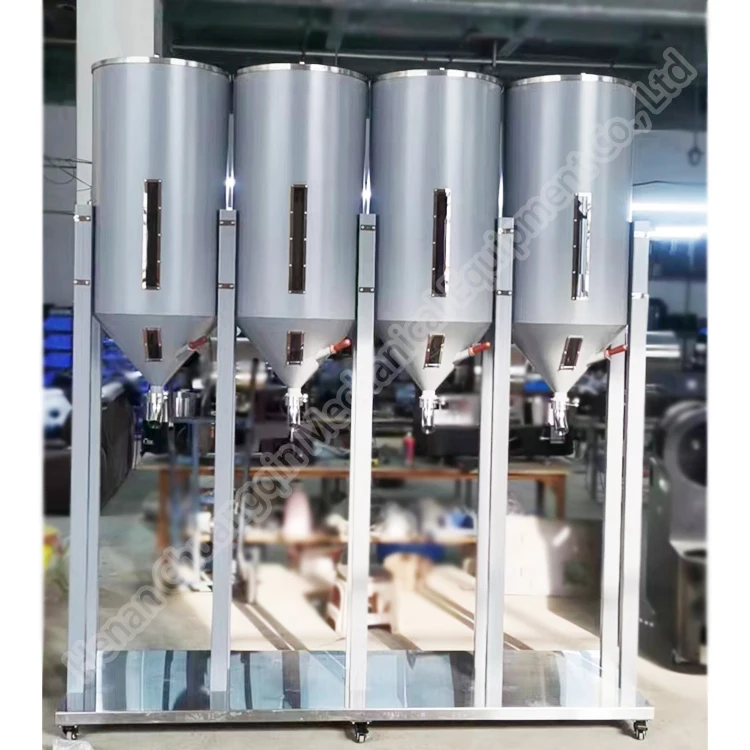 Green Small Custom Made Bean Silo Coffee
