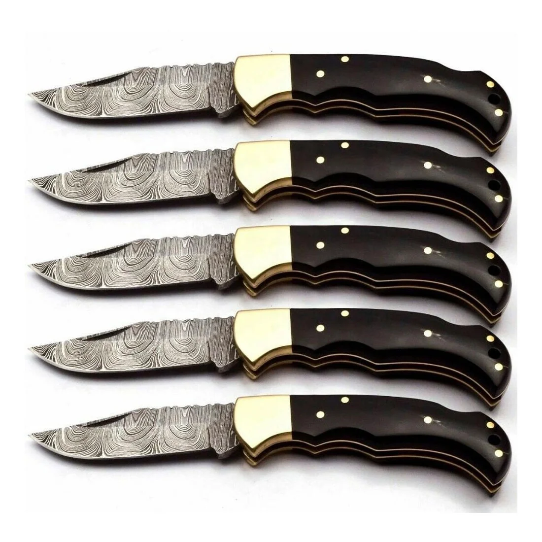 Damascus Steel Folding Knife Pocket Knife Professional Outdoor Small