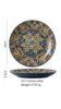 8.7 inches round plate