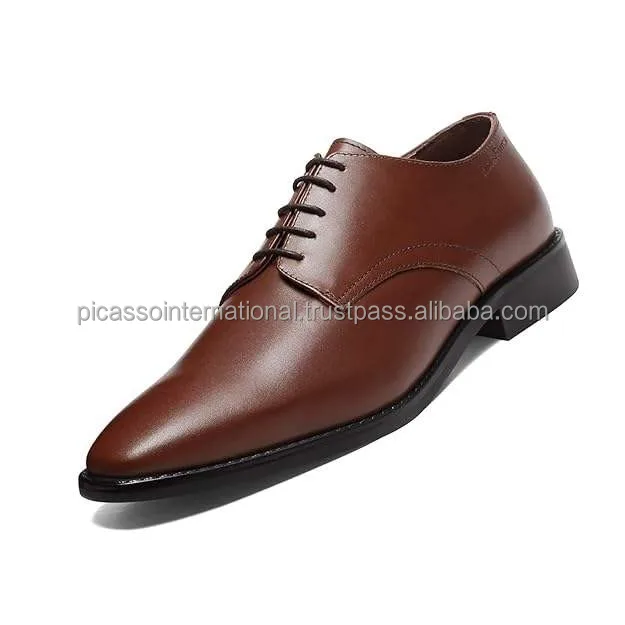 2024 New Arrival Men's Antique Italian Genuine Leather Shoes Full Grain Formal Casual Office Party Wear Oxford Indian Supplier