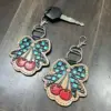Turquoise & Black Checkered