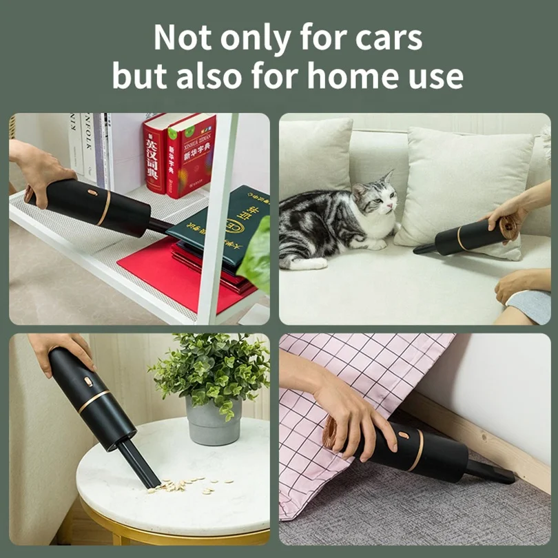 Цена по прейскуранту завода-изготовителя беспроводной автомобильный пылесос Портативный 2000 мАч Type-C перезаряжаемые дома портативные пылесосы 50 Вт Высокая мощность
