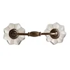 Antique Brass and Clear Crystal