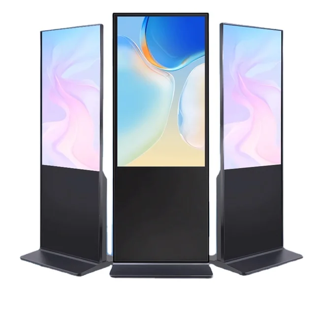 43-Inch LCD Touch Screen Floor Standing Advertising Display Kiosk for Mall Subway Indoor Use SDK Function Digital Poster Feature