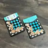 Teal & Black Checkered