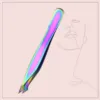 Rainbow Slant Point Eyebrow Tweezer