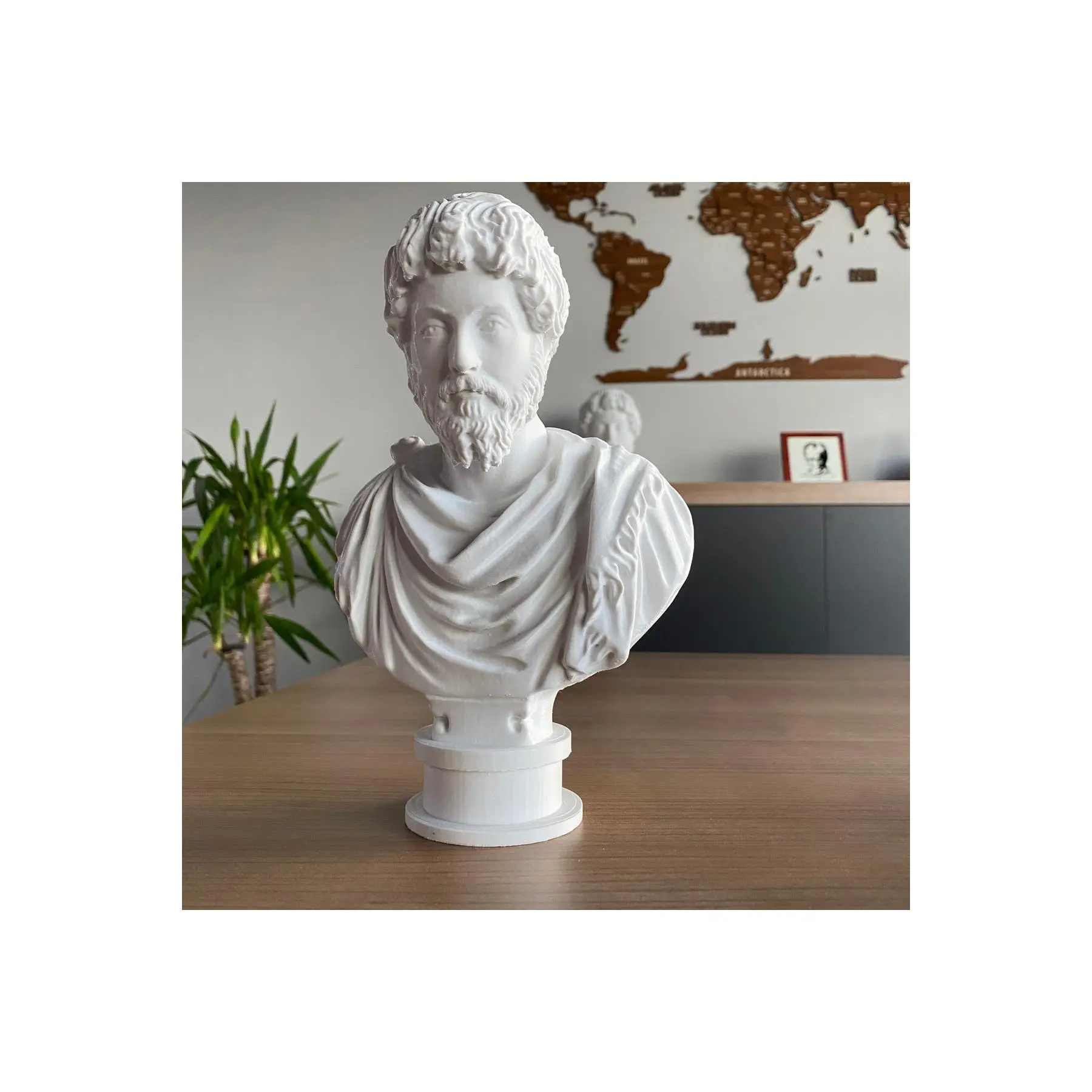 Roman Emperor Marcus Aurelius Antoninus Augustus 25cm Decorative Bust ...