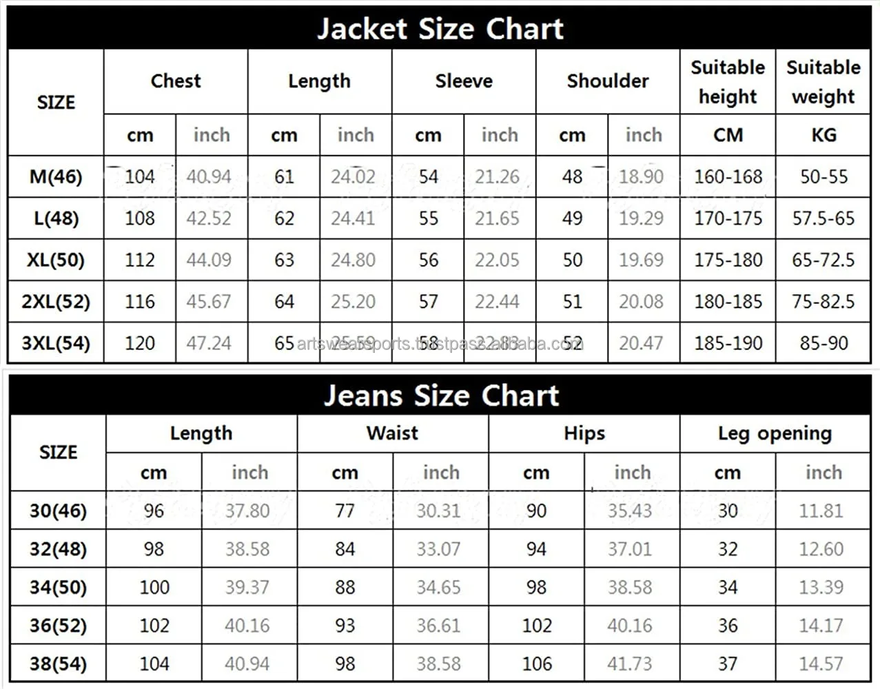 Different Color Denim Jeans And Jacket Set For Men High Quality Two ...