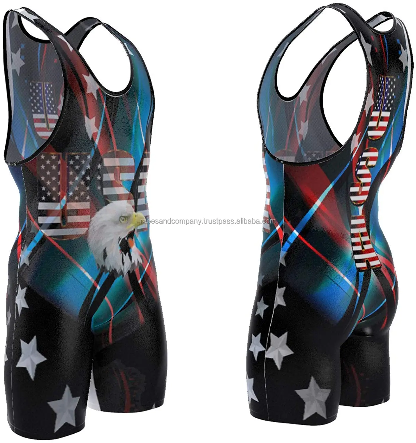 Singlet Wrestling Singlets Custom Sublimation Printing Sportswear Camo