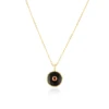 Black Onyx & Orange CZ