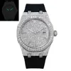 Silvery&stone index&silicone strap