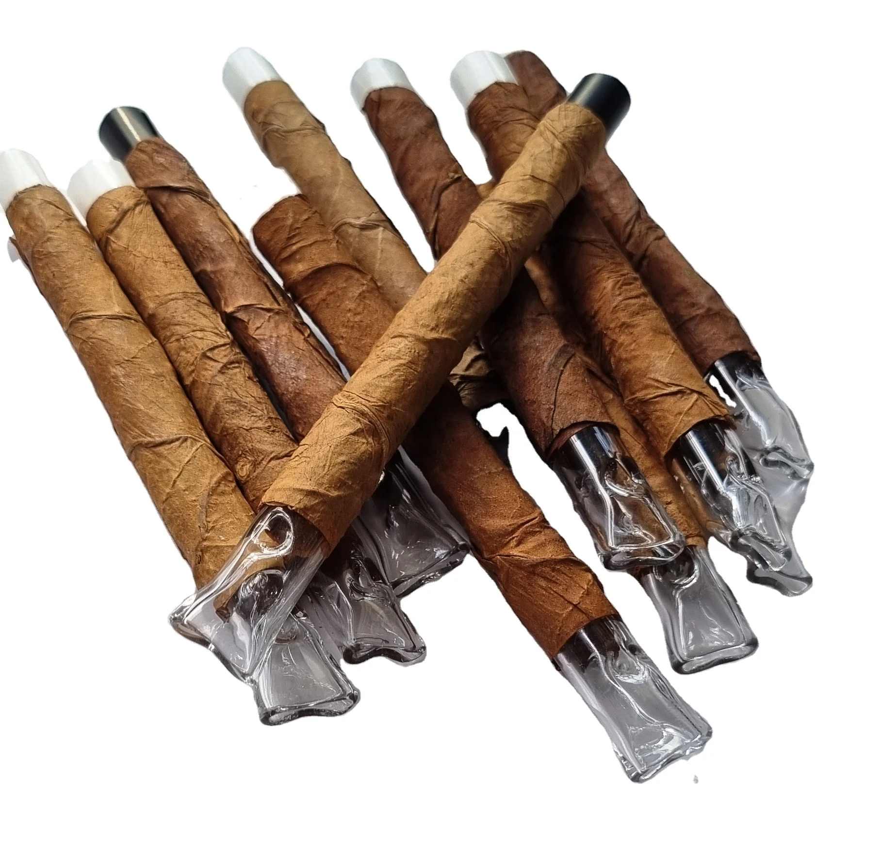 Brown Loose Leaf Rolling Leaf Non GMO Wraps & Rolling Paper Loose Leaf Cut  to Custom Size Loose & Rolled Cones Tubes 4 USA
