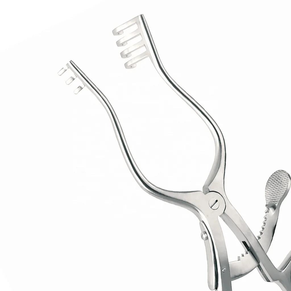 Scalp Contour Self Retaining Retractor 14 Cm 3x4 Prongs High Quality