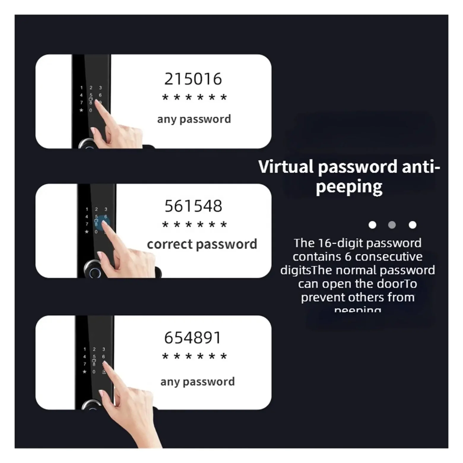 Factory Price Security Handle Digital Tuya Cerraduras Inteligentes Con Wifi Keys Apartment Fingerprint Smart Door Lock