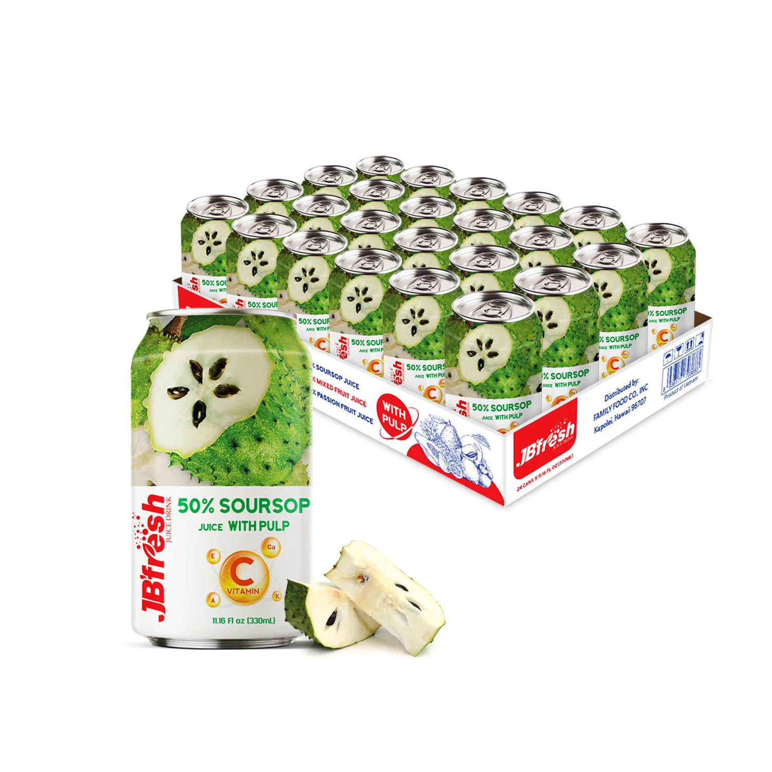 Vietnamese Soft Drinks Fresh and Cheap Price Wholesale Supplier Nawon Juice Drinks Tropical Flavor ISO HACCP HALAL Certified