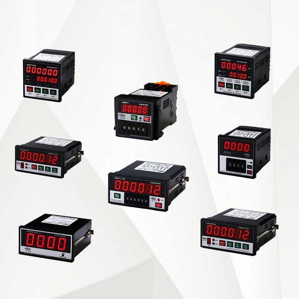 6 Digit Intelligent Display Digital Led Length Counter Meter with Encoder Wheel