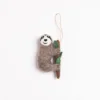 Felt Sloth Ornament