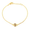 Gold Plated - Blue Agate