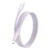 Câble tressé USB C vers USB C violet 240 W