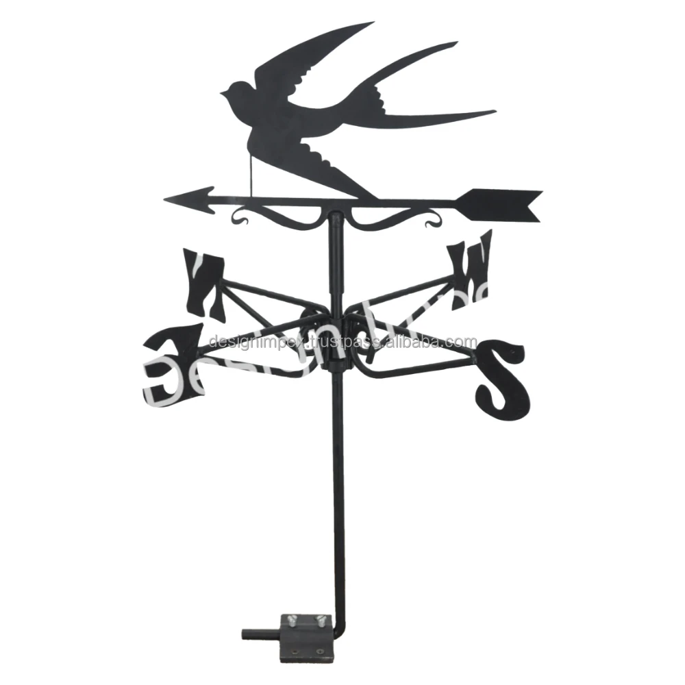 Flying Bird Vintage Style Weather Vane Indian Handcrafted Metal Sheet ...