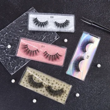 OEM Natural False Eyelash Custom Packing Handmade Cruelty Free False Eyelash Sets