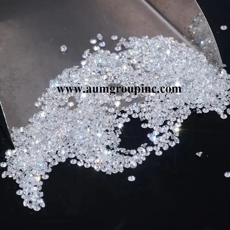 Small Sizes 0.7-4.2mm Natural round Brilliant Loose Diamond Melee EFGH VVS-SI White Fancy Color Stock Price Per Carat