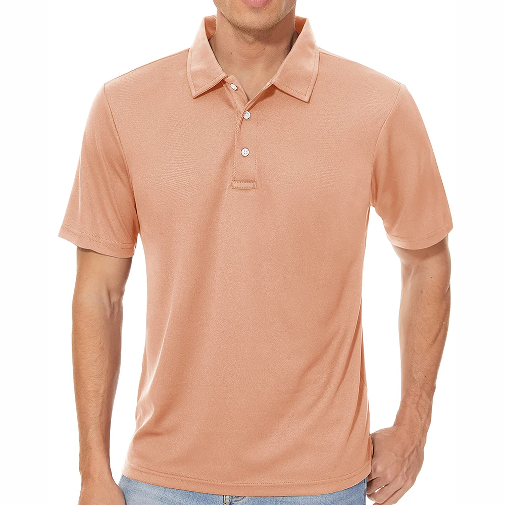 polo shirts Custom Men's Embroidered Polo Shirts Cotton Polyester Fitness Gym Dry-Fit Golf T-shirt Luxury Workwear Printed Logo