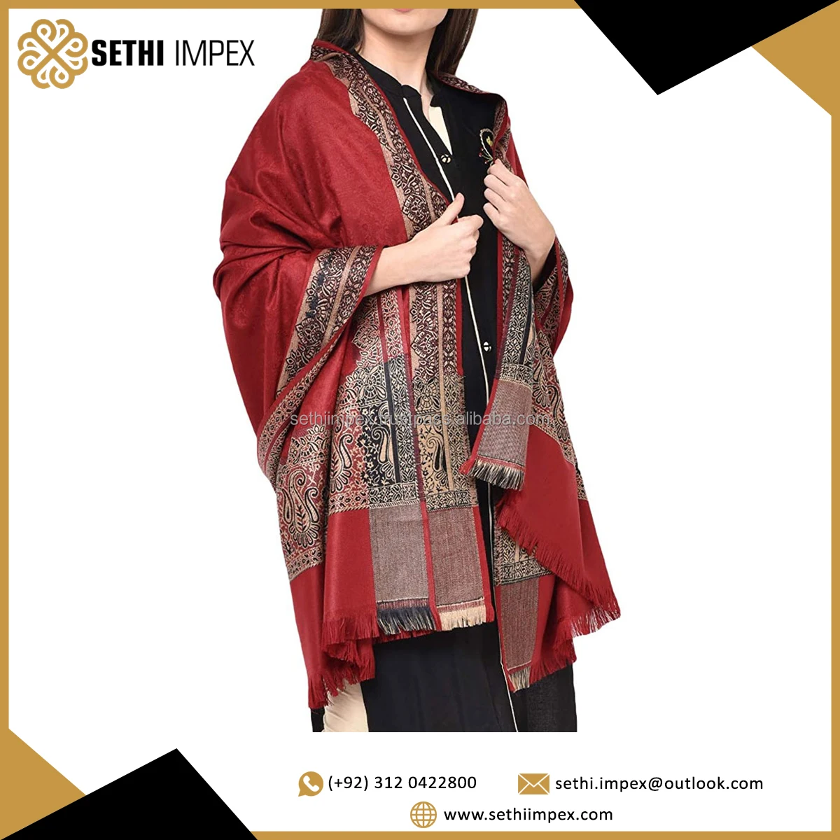 nishat wool shawl 2022