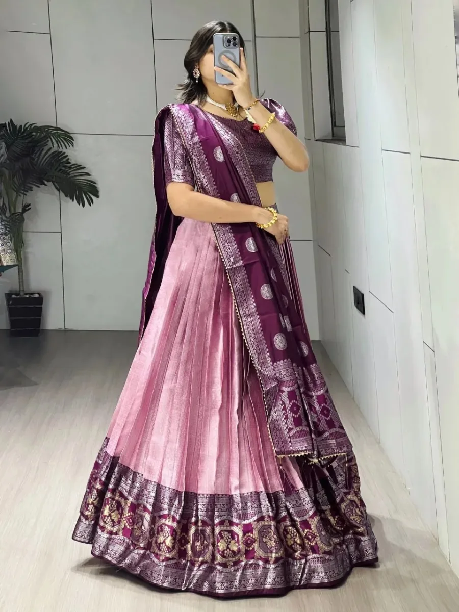 formal gown rajasthani dress for women Cotton Purple Women Rajasthani Lehenga in Bikaner at  800 -  1,200 / Mtr  by Ab Creations By Aaskaran Banthia