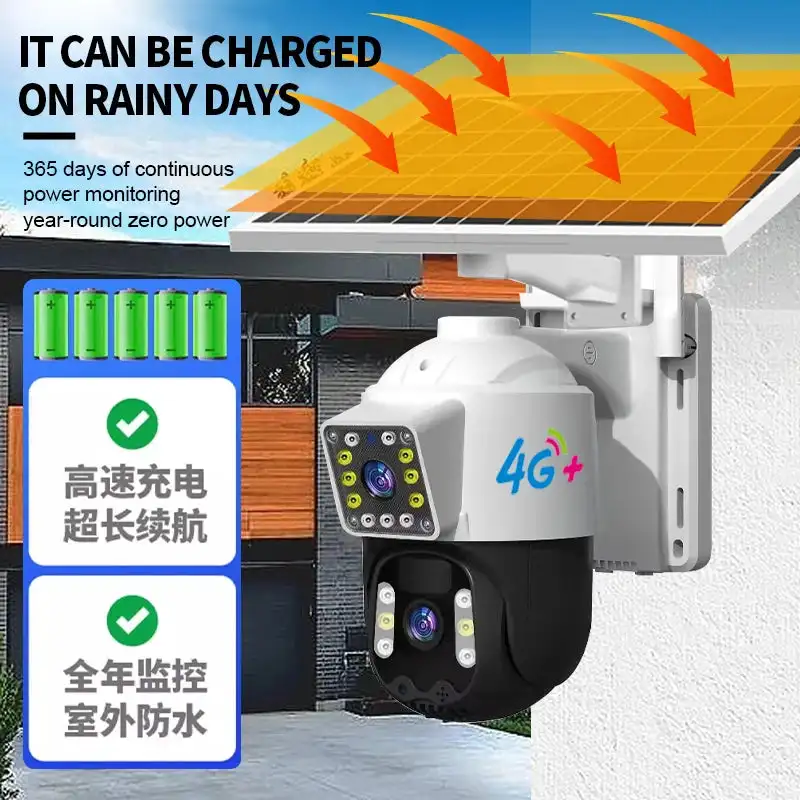 V360PRO 3MP HD 4G Dual Lens Motion Detect Auto Tracking Camera