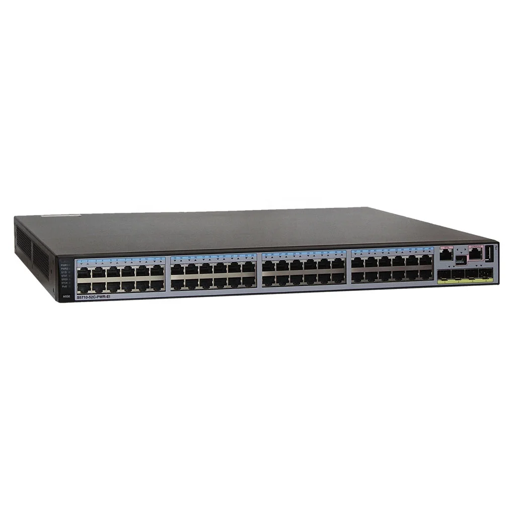 Быстрая доставка программированием в производственных условиях + гигабитный коммутатор S5710-52C-PWR-EI сетевой питания через
