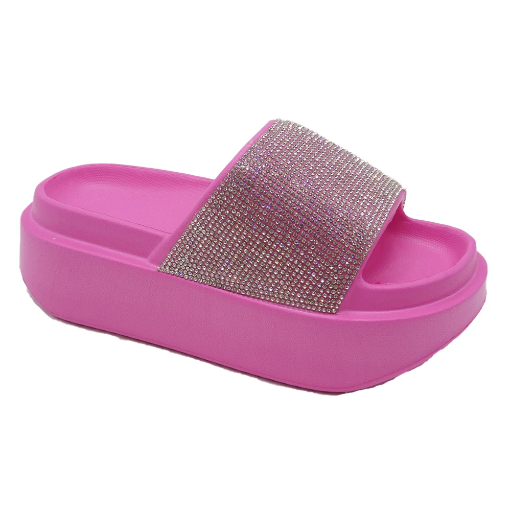 Bright diamond Premium muffin bordo base spessa sandali EVA