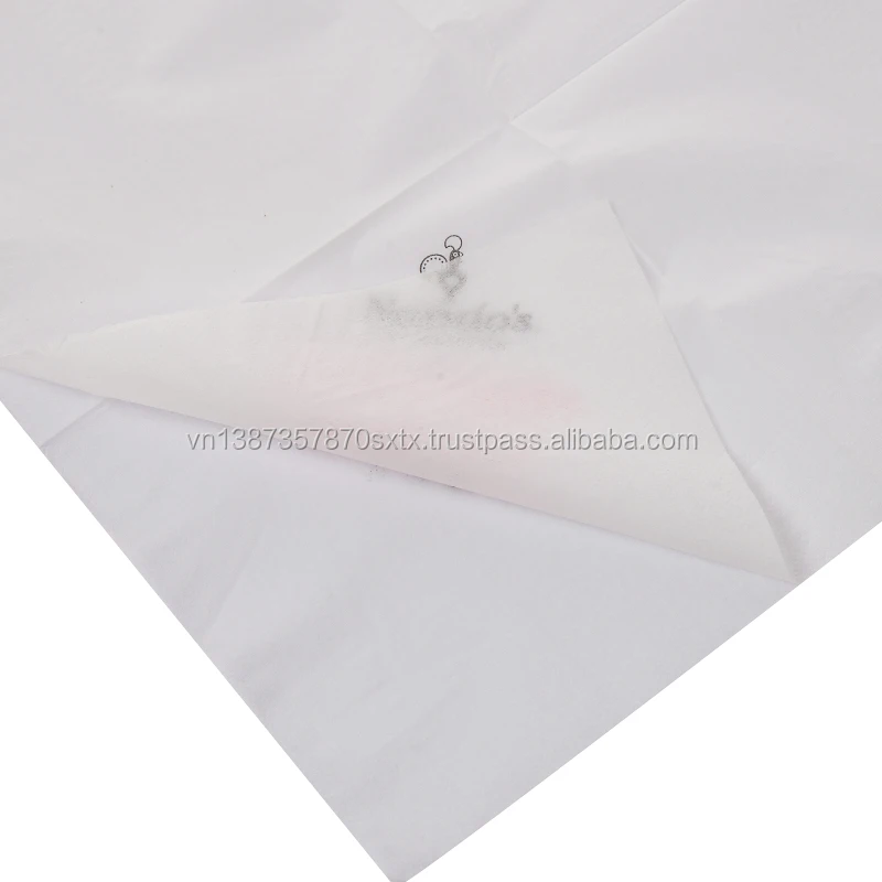 Custom Logo Eco-Friendly Unbleached Bamboo Paper Disposable Napkins Brown Cocktail Napkin Bag for Parties
