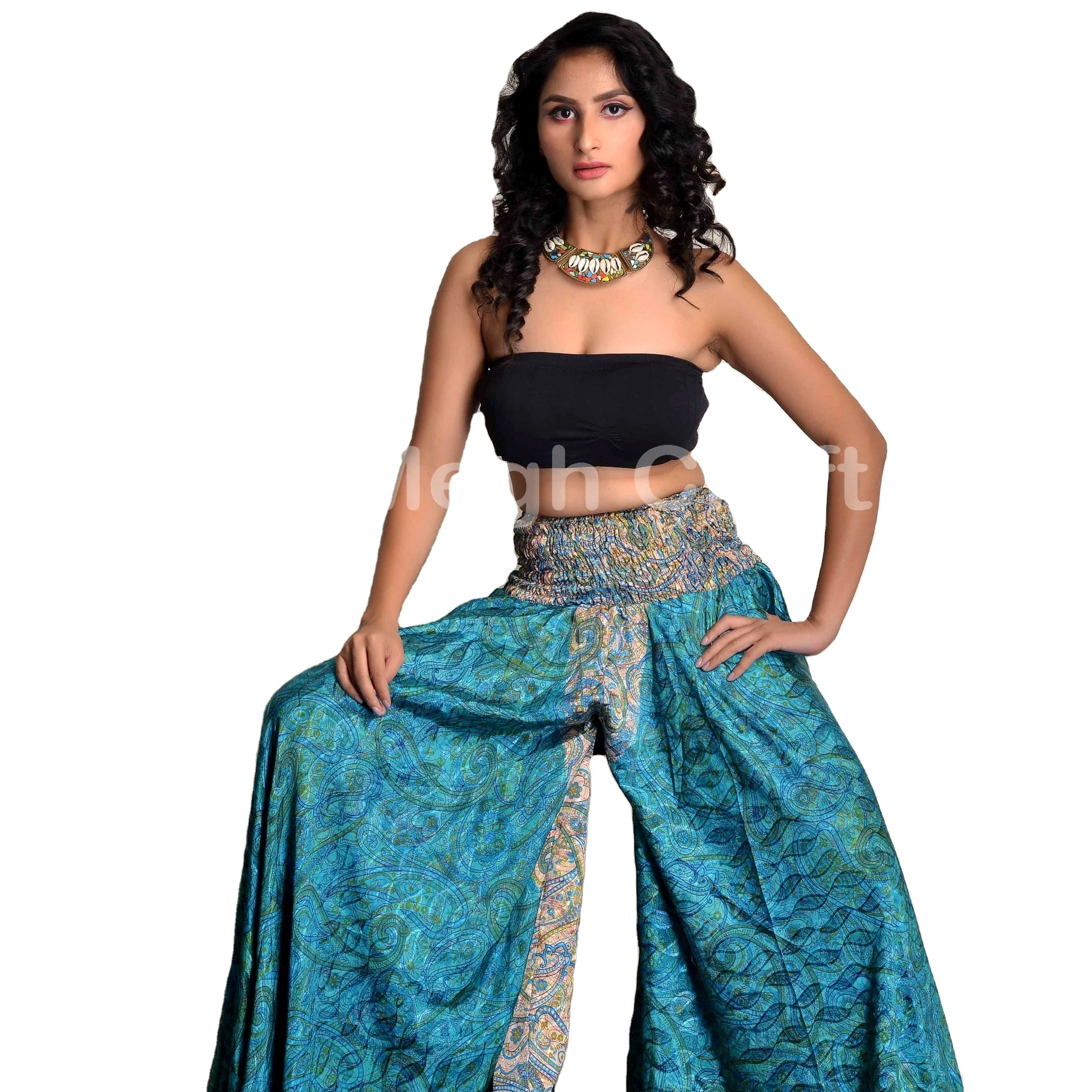 Buy Printed Palazzo Pants with Drawstring Waist Online at Best Prices in  India  JioMart