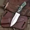 Stainless Steel & Green G10 Micarta