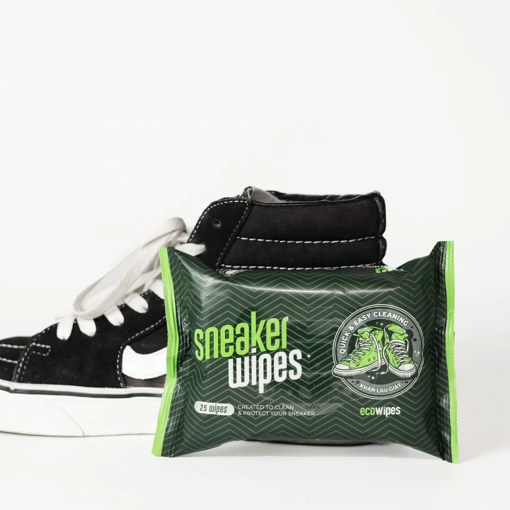 Shoelada Sneaker LAB Cleaning Wipes 12 Pack For Leather, Canvas