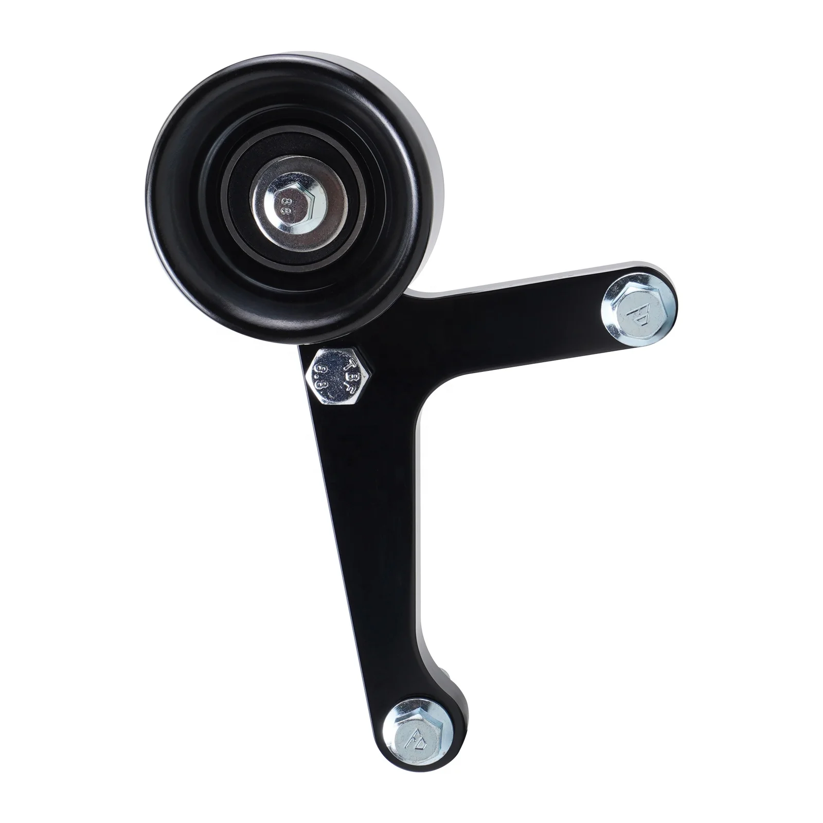 Billet Aluminum Alternator & Power Steering Bracket For Pontiac 350-455 V8 Engines - V-Belt Setup 1 thumbnail image