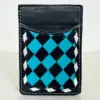 Black & Turquoise Checkered