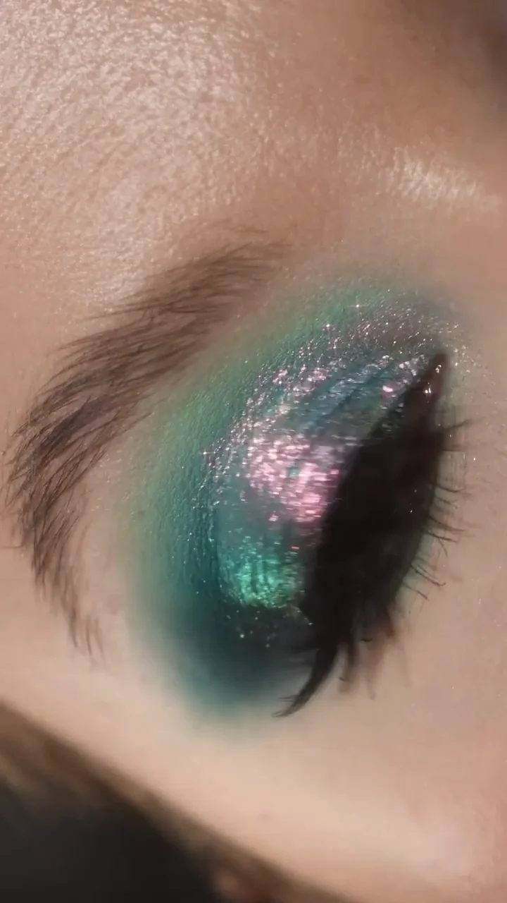 Multi Chrome Eyeshadow Duo Chrome Eye Makeup Palette Cameleon Pressed