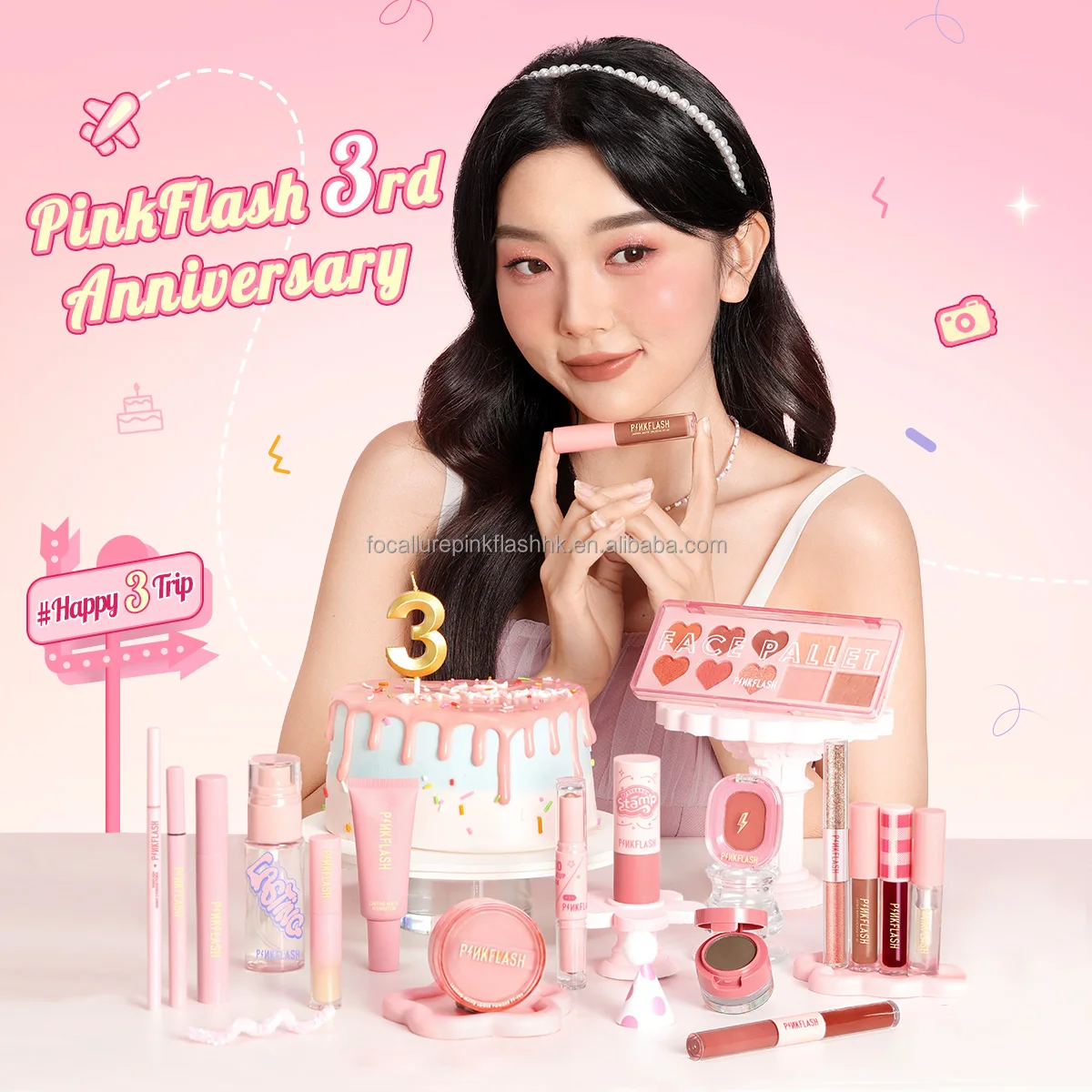Pinkflash Cosmetics Full Makeup Set Girls Makeup Set Complete