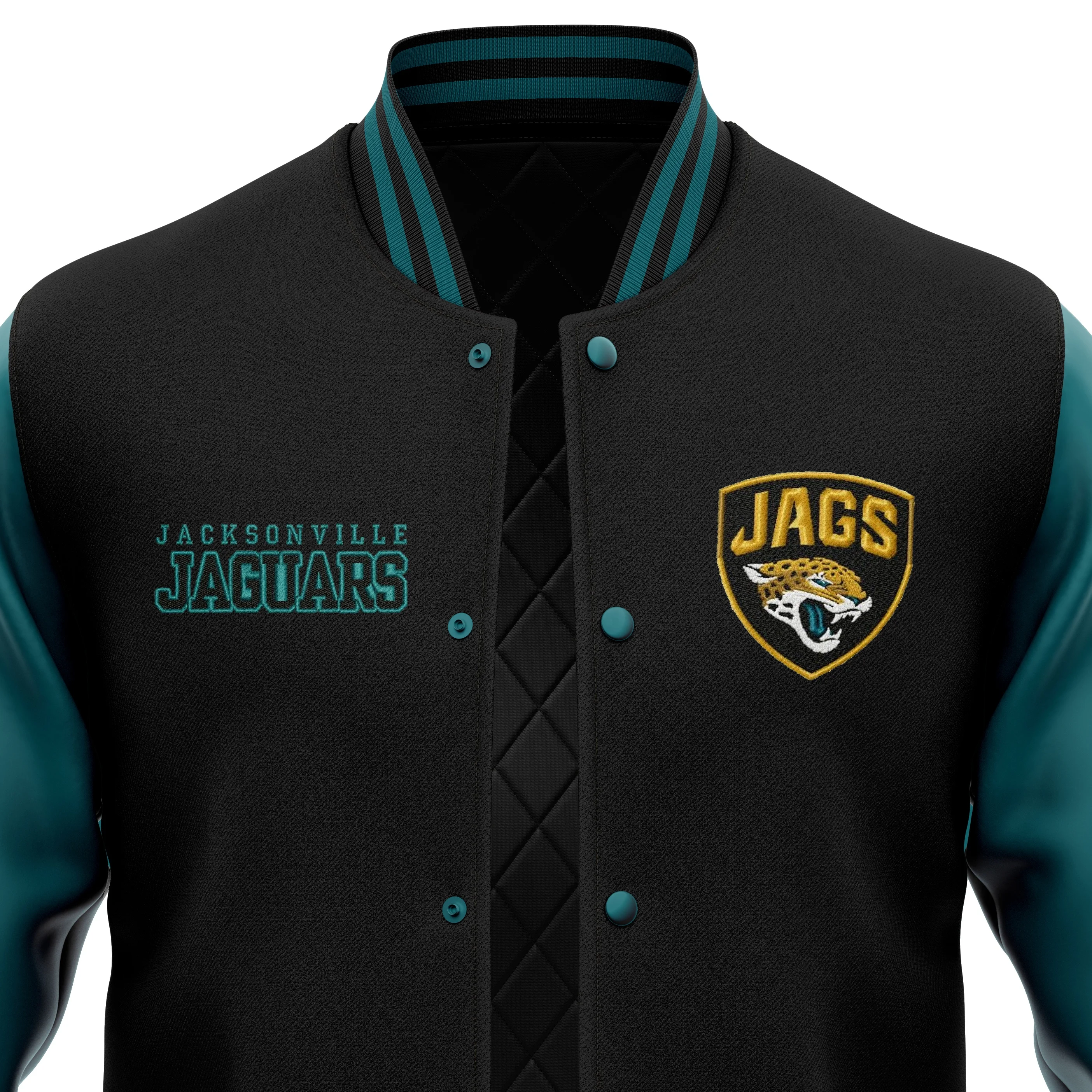 Maker of Jacket Fashion Jackets NFL Vintage 90s Jacksonville Jaguars Leather