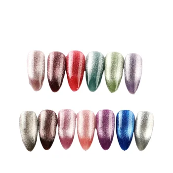 Rainbow Cat Eye Gel Diamond Cat Eye Gel Polish Crystal Cat Eye Gel