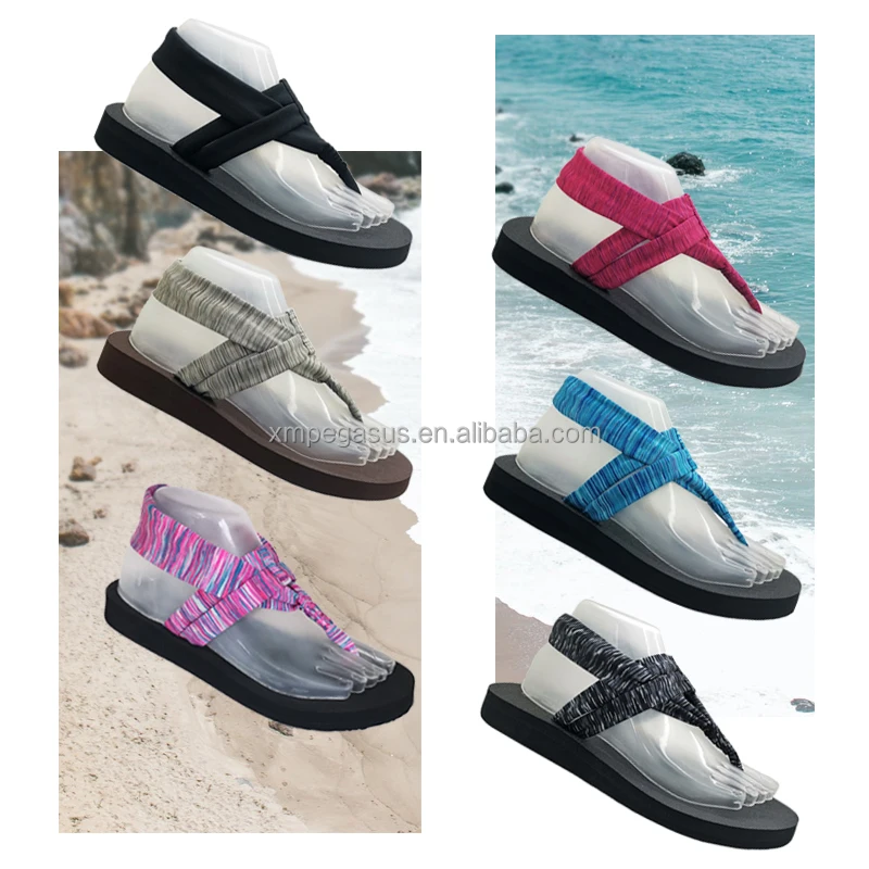 2022 Wholesale Luxury Fashion Black Color Comfort Flat Beach Summer Women Sport Sandals Buy