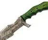 Vibrant Emerald Green Wood Grain